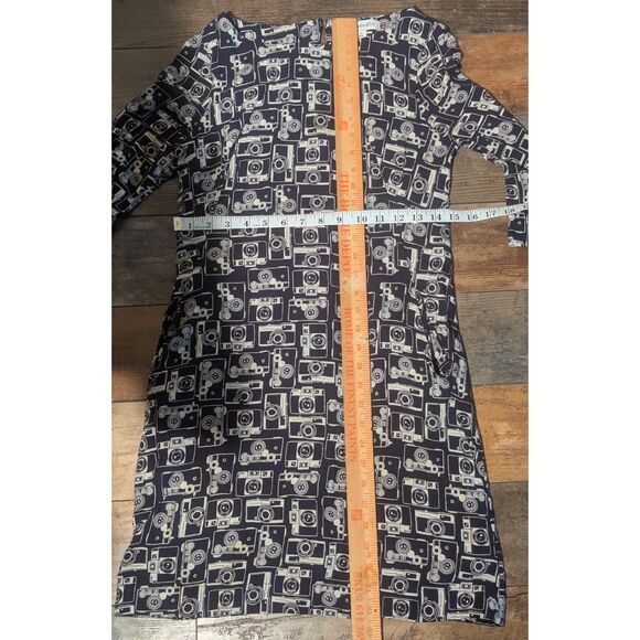 emilyandfin XS Retro Camera Print Fit & Flare Dress - Picture 4 of 5